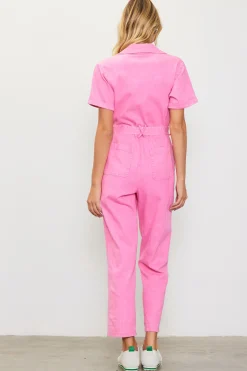 SKIES ARE BLUE Jumpsuits*Kendall Utility Jumpsuit Pink