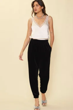 SKIES ARE BLUE Sleeveless Tops*Lace Trim Cami Top Cream