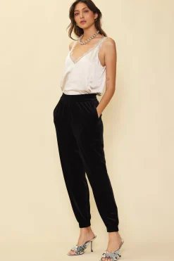SKIES ARE BLUE Sleeveless Tops*Lace Trim Cami Top Cream