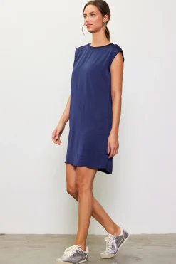 SKIES ARE BLUE Mini Dresses*Muscle Tank Dress Navy