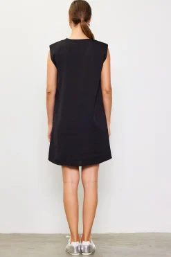 SKIES ARE BLUE Mini Dresses*Muscle Tank Dress Black