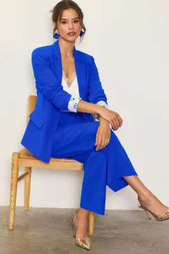 SKIES ARE BLUE Blazers*Neon Welt Pocket Blazer Neonblue