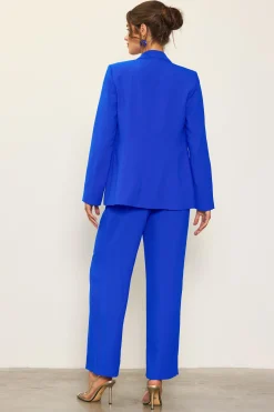 SKIES ARE BLUE Blazers*Neon Welt Pocket Blazer Neonblue