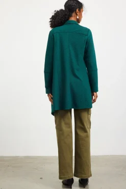SKIES ARE BLUE Outerwear|Sweaters*Open Front Cardigan Huntergreen