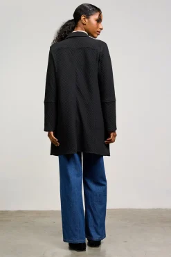SKIES ARE BLUE Outerwear|Sweaters*Open Front Cardigan Black
