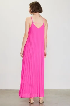 SKIES ARE BLUE Maxi Dresses*Pleated Maxi Dress Prettyinpink