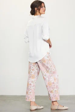 SKIES ARE BLUE Blouses|Long Sleeve Tops*Recycled Classic Button Down Top White