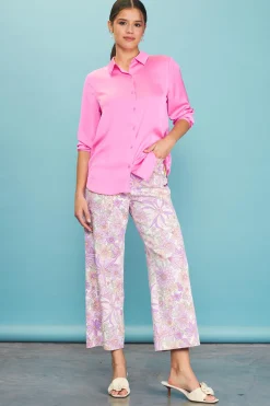 SKIES ARE BLUE Blouses|Long Sleeve Tops*Recycled Classic Button Down Top Ballerinapink