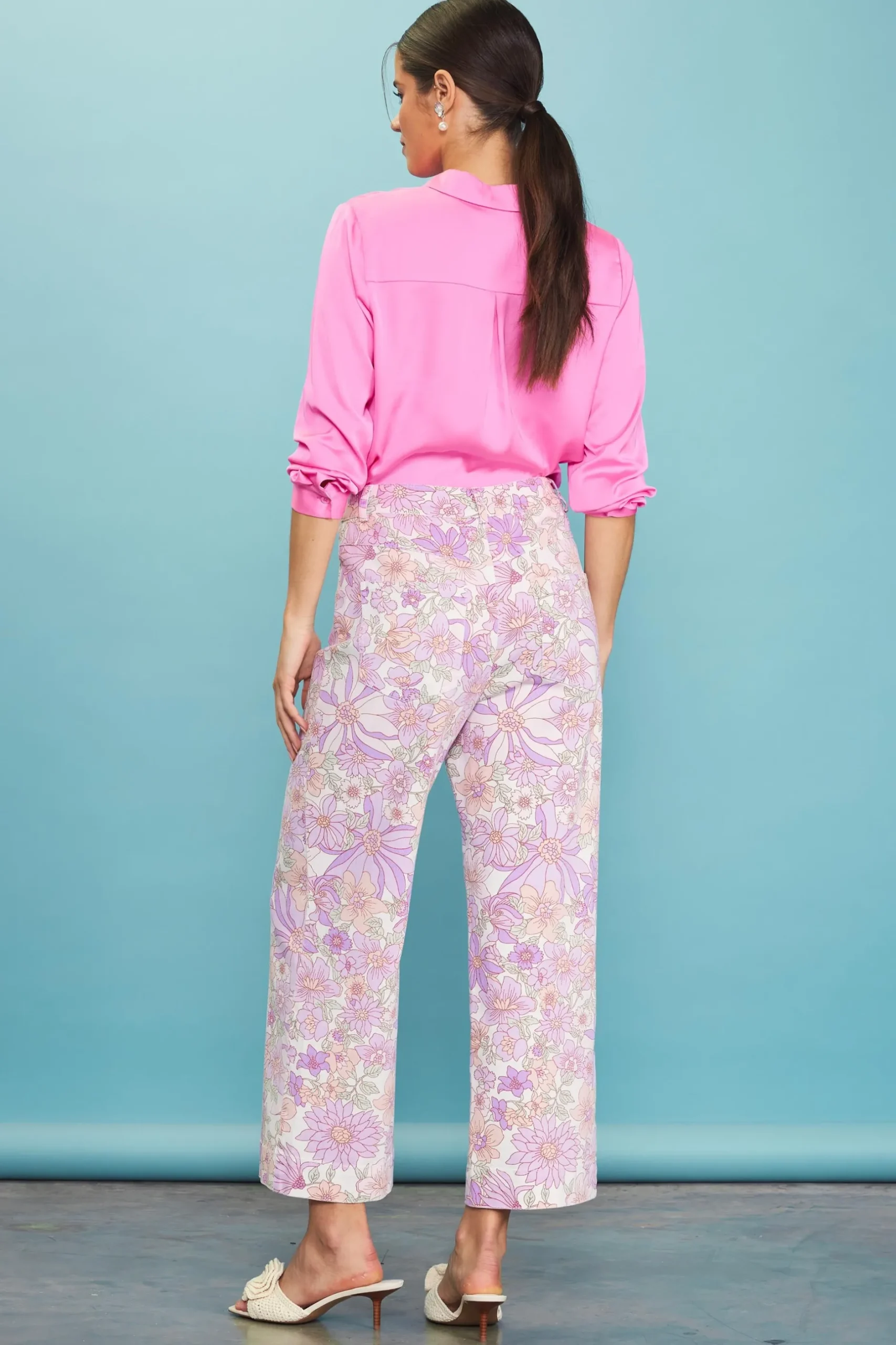 SKIES ARE BLUE Blouses|Long Sleeve Tops*Recycled Classic Button Down Top Ballerinapink