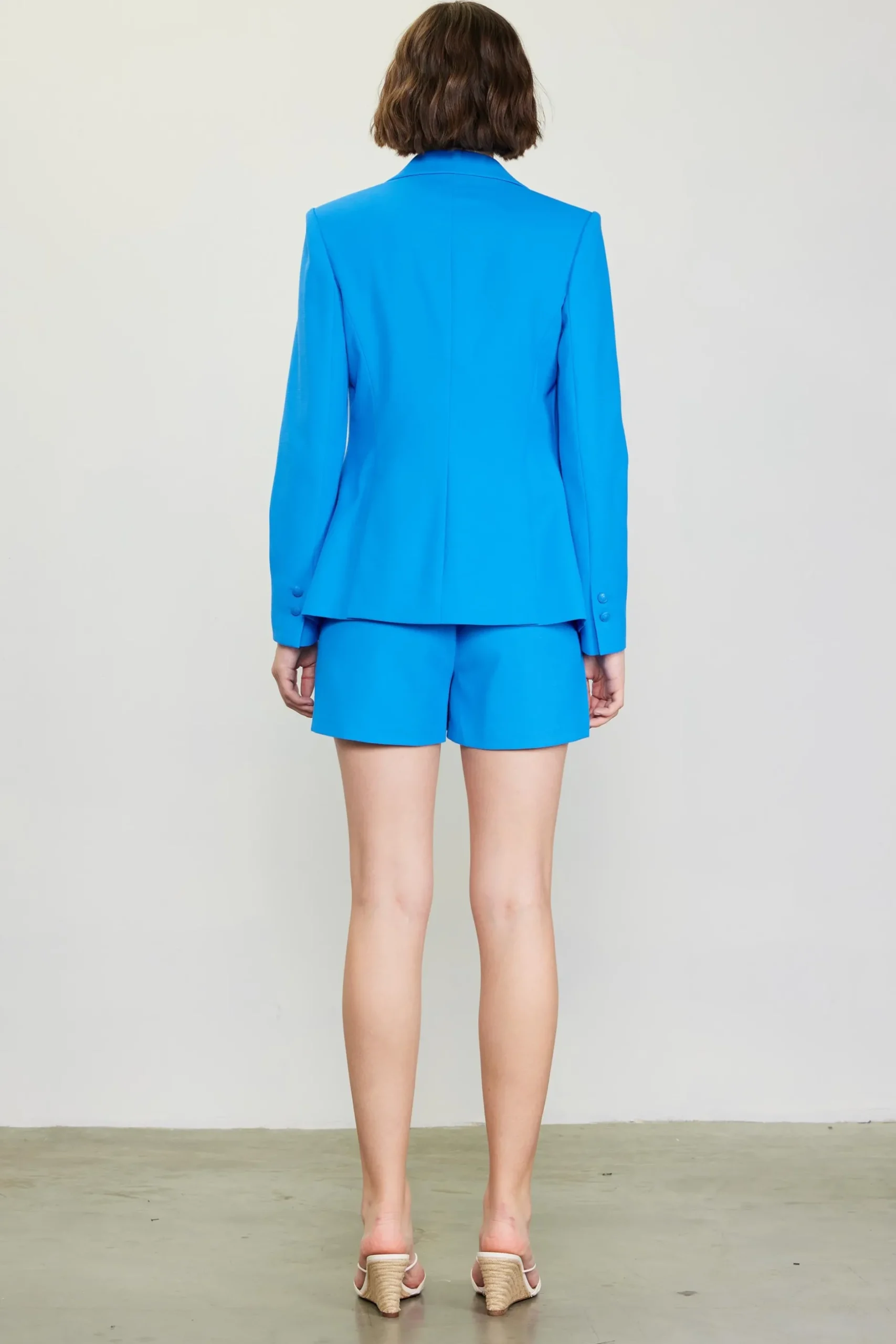 SKIES ARE BLUE Blazers*Tailored Single-Breasted Blazer Malibublue