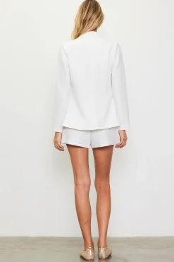 SKIES ARE BLUE Blazers*Tailored Structured Blazer Offwhite