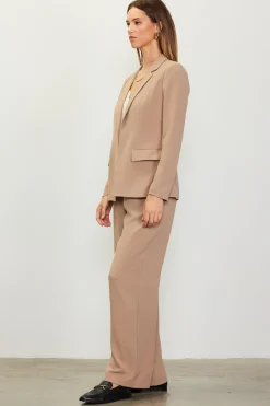 SKIES ARE BLUE Blazers*Welt Pocket Blazer Tan
