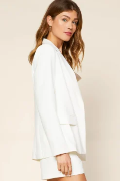 SKIES ARE BLUE Blazers*Welt Pocket Blazer White